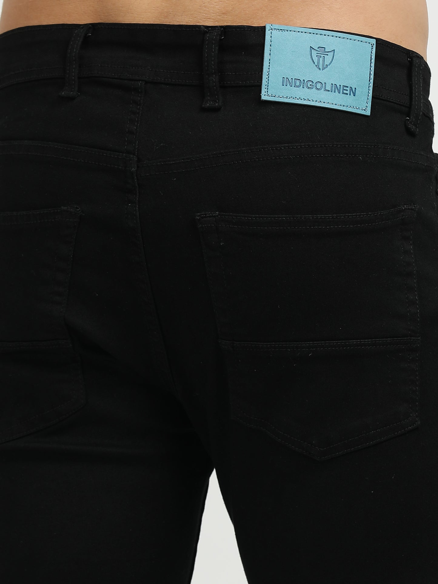 Men’s Slim Fit Denim Jeans – Black