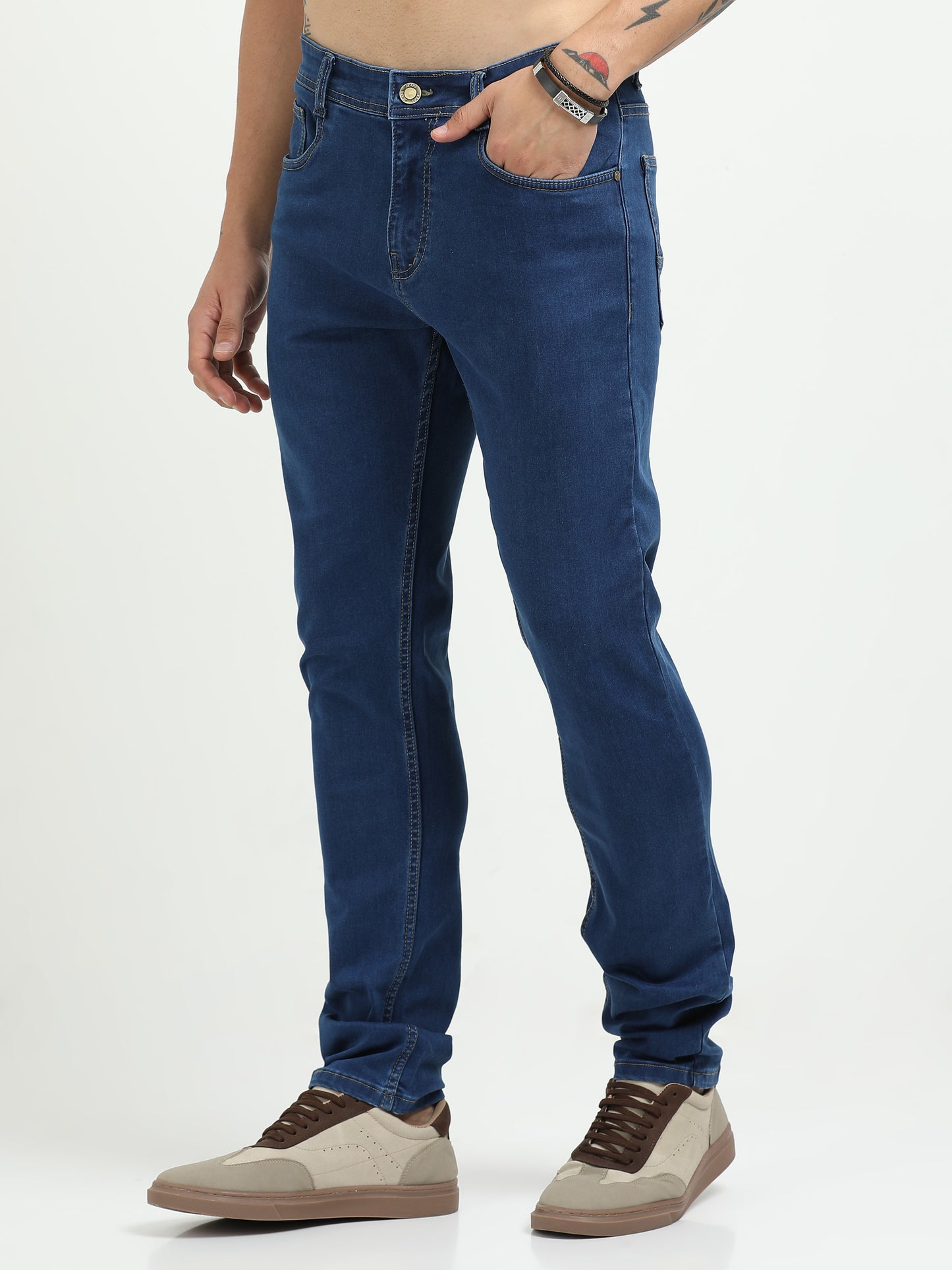 Men’s Slim Fit Denim Jeans – Blue