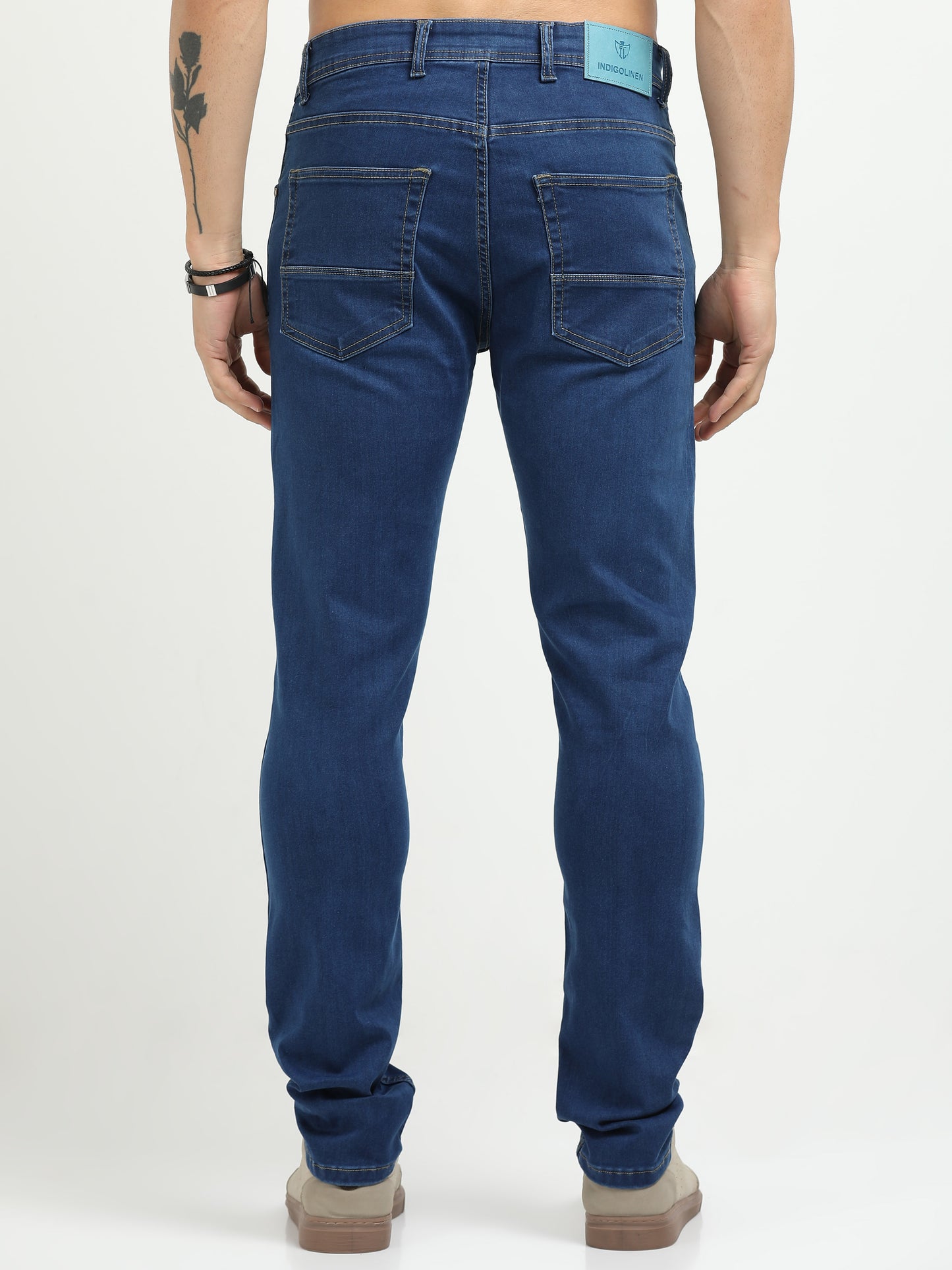 Men’s Slim Fit Denim Jeans – Blue