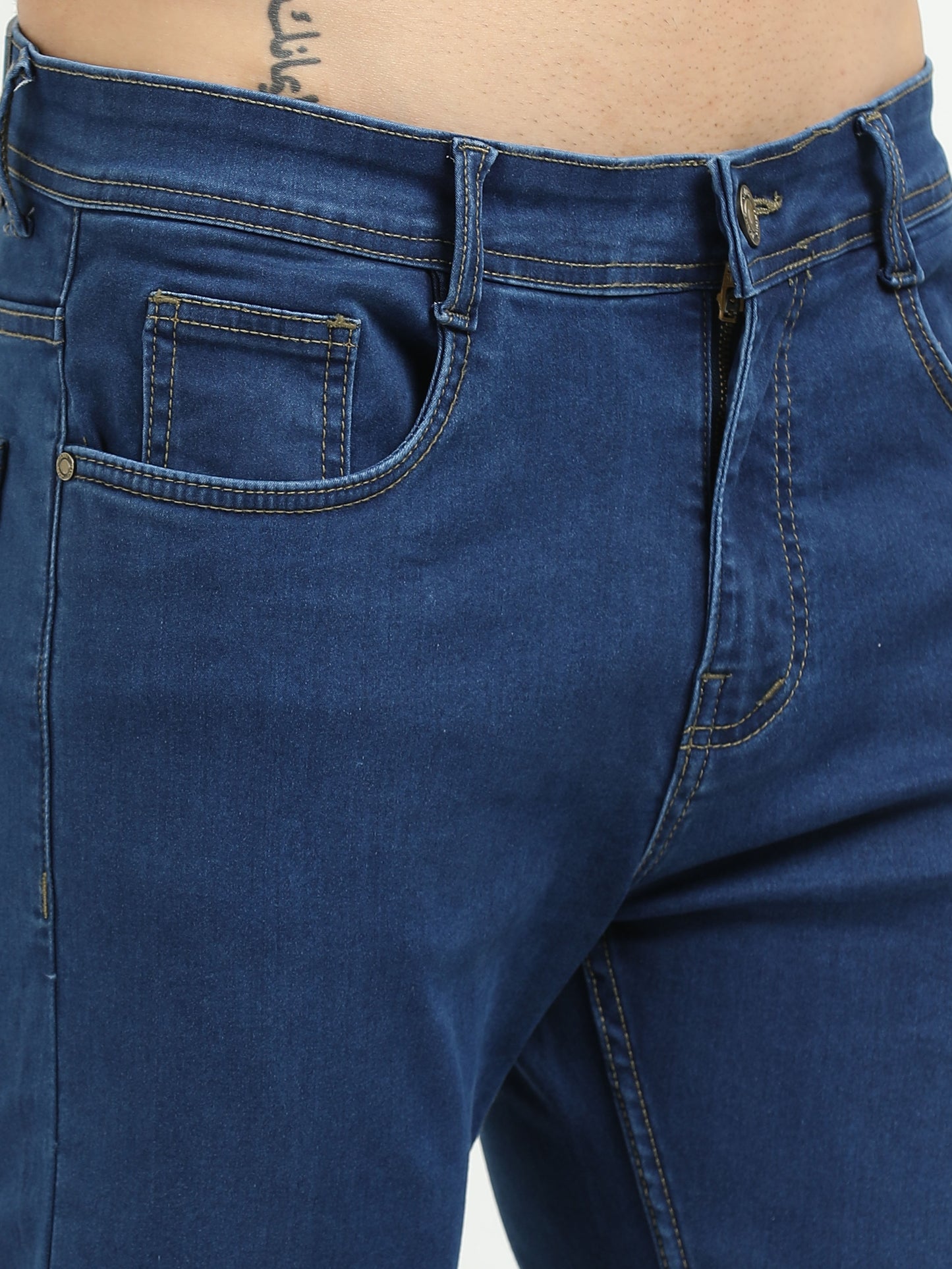 Men’s Slim Fit Denim Jeans – Blue