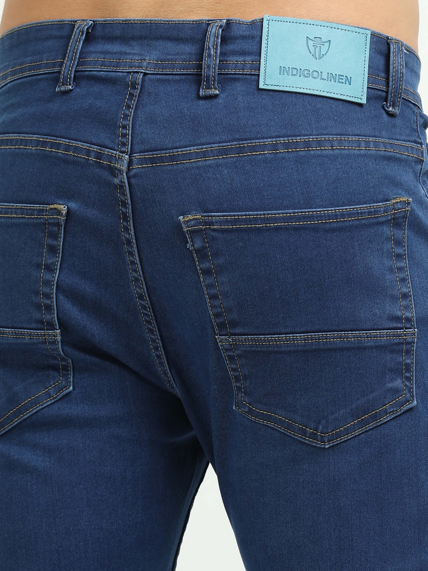 Men’s Slim Fit Denim Jeans – Blue