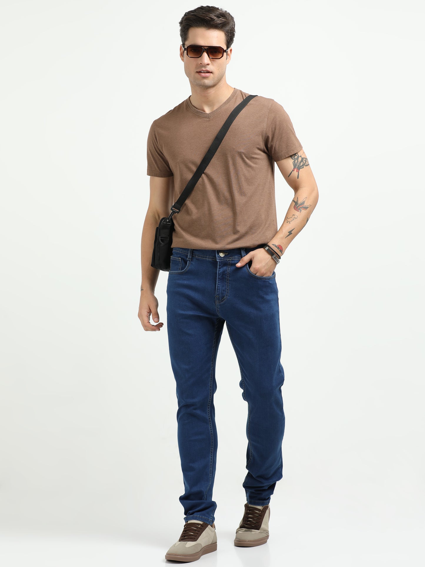 Men’s Slim Fit Denim Jeans – Blue