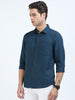 Men’s Premium Linen Casual Shirt – Navy Blue