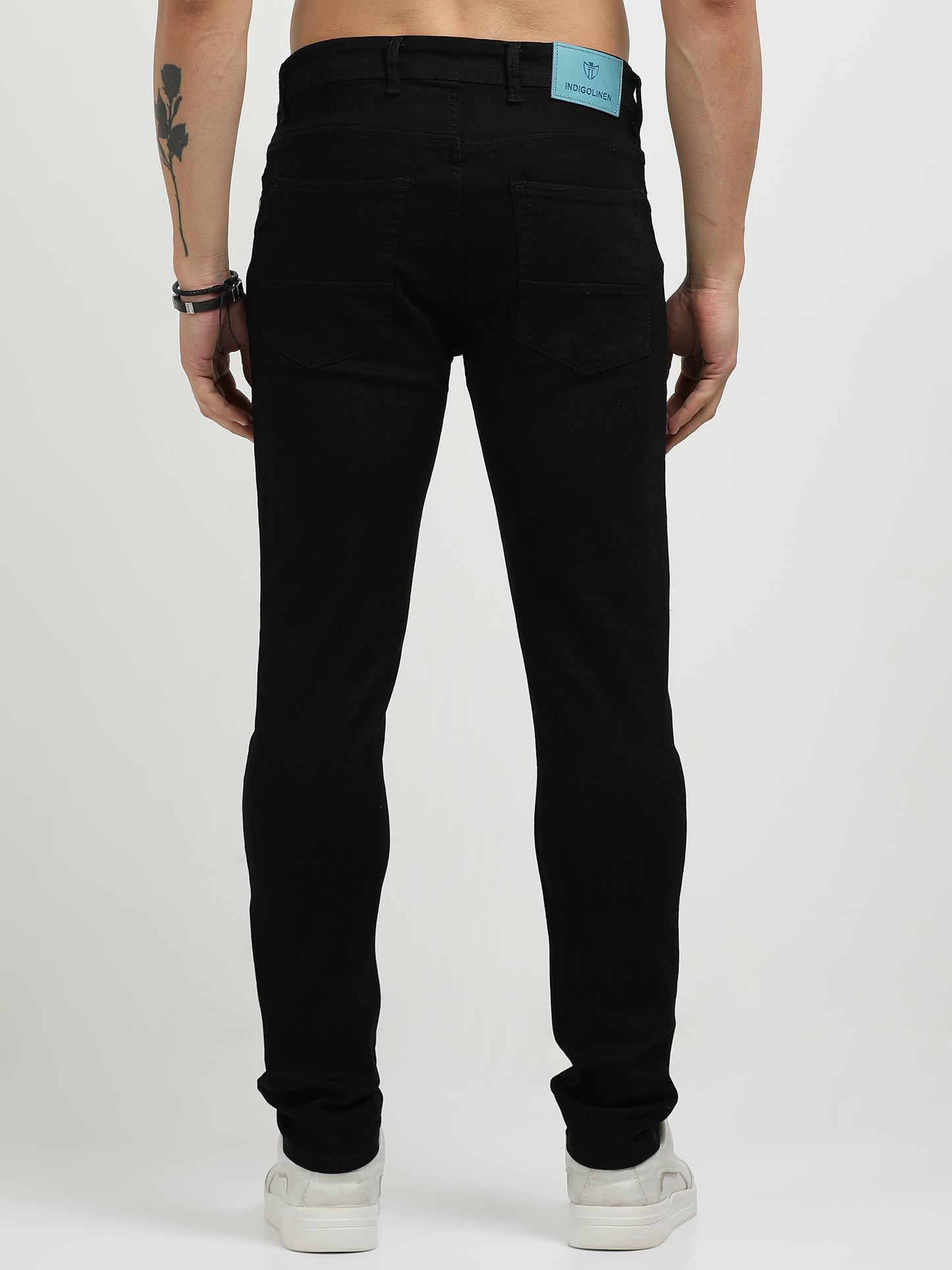 Men’s Slim Fit Denim Jeans – Black