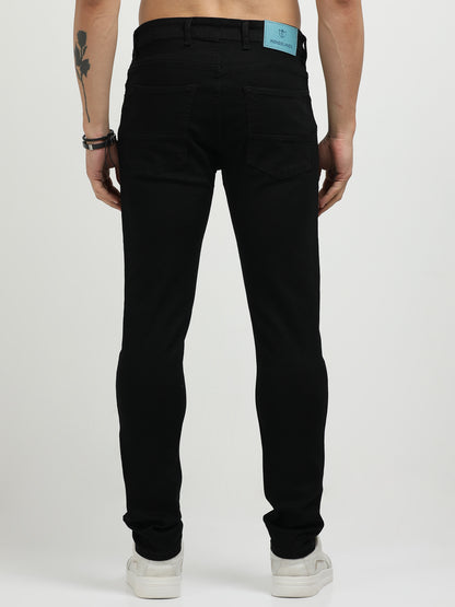 Men’s Slim Fit Denim Jeans – Black