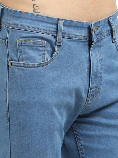 Men’s Slim Fit Denim Jeans – Light Blue